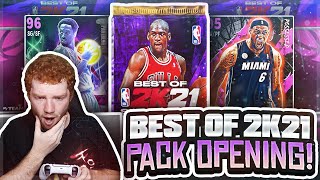 Huge BEST OF NBA 2K21 Pack OPENING Crazy SUPER Packs NBA 2K21 MyTeam [upl. by Astrahan]