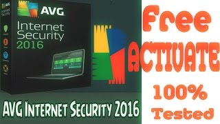 How to Activate AVG Internet Security 2016 with License Keys free in Windows 10 [upl. by Jeniece]