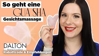 Gua Sha Gesichtsmassge Tipps amp Tricks  Dalton Empfehlungen amp Rabattcode [upl. by Llehsal321]