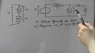 Le pont diviseur de tension  démonstration et application [upl. by Walford]