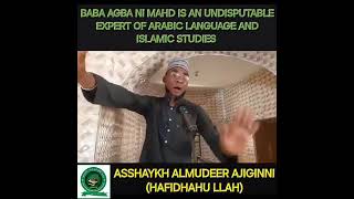 BABA AGBA NI MAHD IS AN UNDISPUTABLE EXPERT OF ARABIC LANGUAGE AND ISLAMIC STUDIES [upl. by Evania]