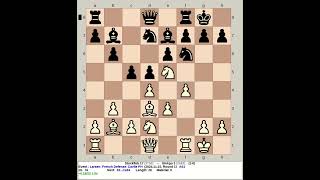 Stockfish 17 vs Ginkgo 3  Larsen French Defense chess [upl. by Rainger]