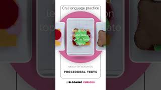 Prepare for procedural writing with oral language practice and play [upl. by Tolecnal]