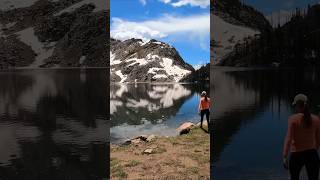 Beautiful Hike Mount Zirkel Wilderness shorts hiking colorado lake snow adventure landscape [upl. by Addie]