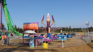 Sizzler  OnRide POV Robbie Hauser  West Coast Amusements 2022 [upl. by Eamaj]