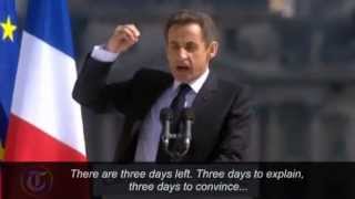 French President Sarkozy we dont want socialism [upl. by Avek]