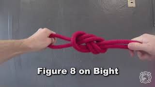 Fire Service Knots  NFPA 1001 Edition [upl. by Etnaid]