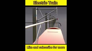 Electric Train कैसे काम करता हैं shorts facts train [upl. by Lesna]