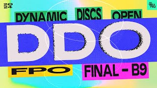 2024 Dynamic Discs Open  FPO FINALB9  Fajkus King Gannon Handley  Jomez Disc Golf [upl. by Ayatal]