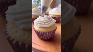 How to make Lemon Cupcakes 🧁🍋With Vanilla Buttercream Frosting Shorts lemoncupcakes [upl. by Yseulta]