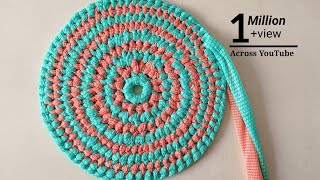 🌹Super Beautiful Doormat Ideas  Doormat Making At Home  Craft With Priya 🙏 [upl. by Nealey]