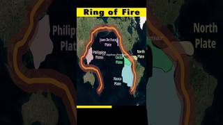 Ring of Fire Interesting Facts  Volcanoes and Earthquakes in Pacific Ocean shorts [upl. by Victoria]