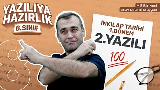 KİM 100 İSTER 8 Sınıf İnkılap 1 Dönem 2 Yazılıya Hazırlık  2023  2024 Taktikler Full Tekrar [upl. by Semmes]