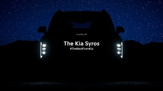 Kia India  The Kia Syros  TheNextFromKia [upl. by Yettie]