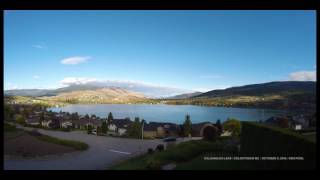 Timelapse video of Kalamalka Lake and Coldstream BC [upl. by Eenert106]