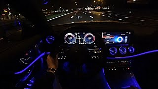 The Mercedes E Class Cabriolet Test Drive at NIGHT [upl. by Fornof]