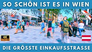 Österreich Wien 💫 So schön ist Wiens größte Einkaufsstraße  Mariahilfer Straße Spaziergang 4K [upl. by Salguod46]