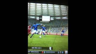 finta di rabona pes 11 [upl. by Weinman]