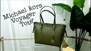 MICHAEL KORS Voyager Tote  UNBOXING [upl. by Eehc]