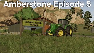 FS23 Amberstone Cab Ep 5 Harvesting Soybeans [upl. by Kneeland580]