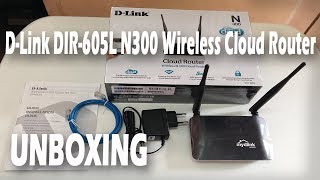 Budget Friendly DLink DIR605L N300 Wireless Cloud Router Unboxing [upl. by Novehc]