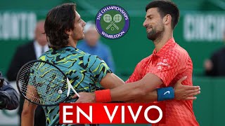 DJOKOVIC VS MUSETTI EN VIVO  SEMIFINAL WIMBLEDON 2024 EN VIVO  HORARIO Y DONDE VER [upl. by Neros]