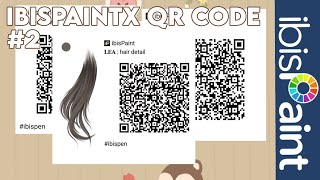 2 Custom brush IbisPaintX QR code wsamples  QueeN CaT [upl. by Miche]