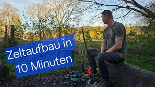 Zeltaufbau in 10 Minuten [upl. by Schoening]