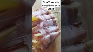 Orloff food cuisinefrancaise cooking recipecheese yummy shorts [upl. by Nyraa]