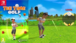 Tee Time Golf Switch Gameplay  Fun amp Easy Golf Game  Nintendo Switch 4K [upl. by Dorine816]