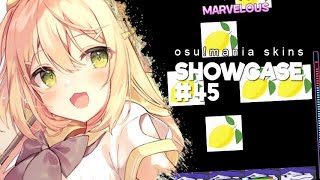 osu mania Lemon Skin and Others osumania skins showcase 45 [upl. by Surovy]