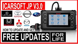 How To Update iCarsoft JP V30 for FREE amp Get FREE LIFETIME UPDATES [upl. by Gates]