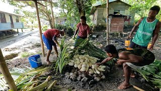 Cooking The Traditional Way for the Christmas Feast🇫🇯 [upl. by Jacie]