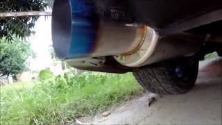 HKS Hi Power Muffler on Hyundai Coupe Tiburon [upl. by Eeneg]