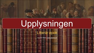 Webblektion litterära epoken upplysningen [upl. by Ydualc]