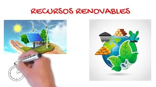 Recursos Renovables y No Renovables [upl. by Eserehs111]