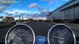 Honda MAGNA VF750C  GOCLEVER DVR SPORT GOLD [upl. by Yasmine]