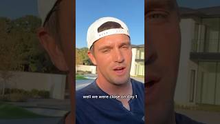 Bryson DeChambeau hole in one challenge 🏠golf holeinone capcut capcutcaptions foryou fyp [upl. by Lennad533]