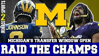 Michigan Football Transfer Portal RAID Coming [upl. by Ayama]