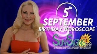 September 5th Zodiac Horoscope Birthday Personality  Virgo  Part 1 [upl. by Lyndy]