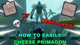 ONE SHOT Primadon Cheese NEW WEAPON DROP  Deepwoken [upl. by Gilmore]