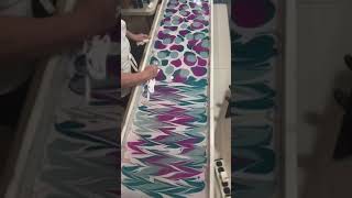 Water Marbling Cotton Fabric and More Denim [upl. by Natty534]