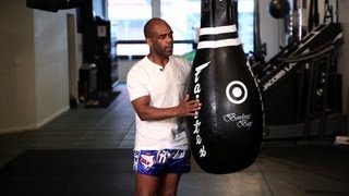 How to Use a Tear Drop Punching Bag  Muay Thai [upl. by Lyris667]