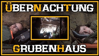 Bushcraft Camp S02E07 Grubenhaus 24h Übernachtung  overnighter  Lagerbau Outdoor Shelter [upl. by Nohsal]