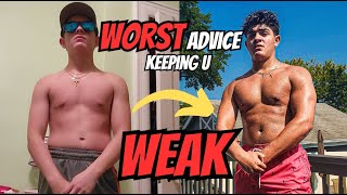 Worst Gym advice Keeping You WEAK [upl. by Stacia]