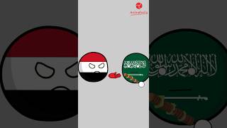 Yemen vs Saudi Arabia  Countryball [upl. by Roux]