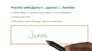 append Solution  JavaScript Basics [upl. by Venu]