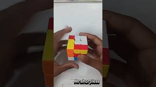 3x3 cube partten Mrsharplesscubeshortmusic funny [upl. by Doss]