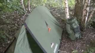 Woodland walk plus Vango Blade 100 one man tent vs Dutch Army Hooped bivi  ideal for wild camping [upl. by Richardo]