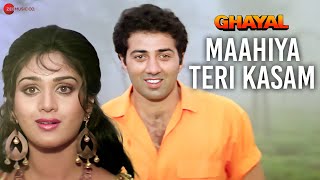 Maahiya Teri Kasam  Ghayal  Sunny Deol amp Meenakshi Sheshadri  Lata Mangeshkar amp Pankaj Udhas [upl. by Gnagflow584]